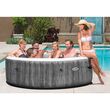 Φουσκωτό Τζακούζι Greywood Deluxe Bubble Massage INTEX 28442