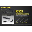 ΔΙΑΚΟΠΤΗΣ ΜΕ ΣΠΙΡΑΛ, NITECORE, RSW2D, for MH12GTS,P12GTS,MH25GTS,P22R ΔΙΑΚΟΠΤΗΣ ΜΕ ΣΠΙΡΑΛ, NITECORE, RSW2D, for MH12GTS,P12GTS,MH25GTS,P22R