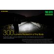 ΦΑΚΟΣ LED NITECORE TIKI GITD, Glow-In-The-Dark,  300 lumens