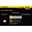 Μπαταρία Nitecore 18650 NL1823 2300mAh Μπαταρία Nitecore 18650 NL1823 2300mAh