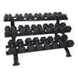 Tunturi Dumbbell Rack Βάση Εξάγωνων Αλτήρων τριών επιπέδων