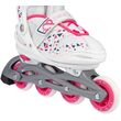Nijdam Inline Skates Ρυθμιζόμενα "White Wedge"
