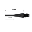 ΜΥΤΕΣ, DART, BULL'S AXX Soft Tips Short 6mm(2BA), 100 τεμ. ΜΥΤΕΣ, DART, BULL'S AXX Soft Tips Short 6mm(2BA), 100 τεμ.