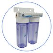 Διπλή Φιλτροθήκη Κεντρικής Παροχής 10″ PDW-FH2 1C 1'' της Puredry