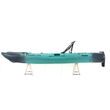 SCK Cargo 320 Μονοθέσιο Pedal Kayak ready με αλουμινίου κάθισμα και τιμονιέρα | Μαύρο-Τυρκουάζ
