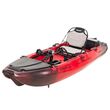 SCK Cargo 320 Μονοθέσιο Pedal Kayak ready με αλουμινίου κάθισμα και τιμονιέρα | Μαύρο-Κόκκινο