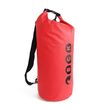 Αδιάβροχος σάκος με ιμάντες πλάτης 30L κόκκινος