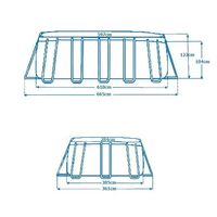 Πισίνα 610x305x122cm Intex Prism Frame 26798