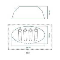 Σκηνή 4 Ατόμων Coleman GALIANO 4 POP UP Μοντέλο 2017