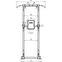 Μονόζυγο/Δίζυγο Όργανο Κοιλιακών Power Tower AMILA Κωδ. 44274