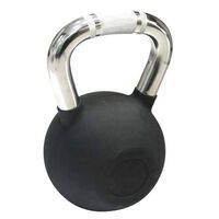 Kettlebell με επένδυση Λάστιχου και Λαβή Χρωμίου 6 kg Amila Κωδ. 44571