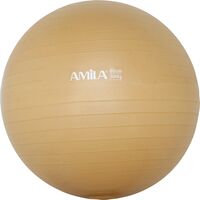 Μπάλα Γυμναστικής AMILA GYMBALL 65cm Χρυσή Bulk