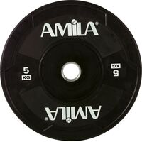 Δίσκος AMILA Black W Bumper 50mm 5Kg
