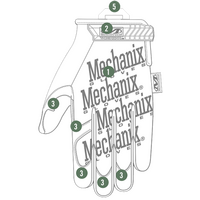 ΓΑΝΤΙΑ MECHANIX, The Original, Wolf Grey, Size S