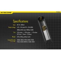 ΦΟΡΤΙΣΤΗΣ NITECORE F1, μίας θέσης + flex bank