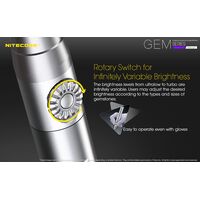 ΦΑΚΟΣ LED NITECORE GEMSTONE GEM10UV