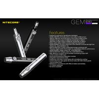ΦΑΚΟΣ LED NITECORE GEMSTONE GEM10UV