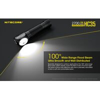 ΦΑΚΟΣ LED NITECORE HEADLAMP HC35, Rechargable 2700Lumens + 4000ma 21700 batt