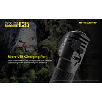 ΦΑΚΟΣ LED NITECORE HEADLAMP HC35, Rechargable 2700Lumens + 4000ma 21700 batt