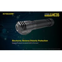 ΦΑΚΟΣ LED NITECORE HEADLAMP HC35, Rechargable 2700Lumens + 4000ma 21700 batt