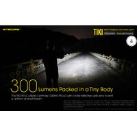 ΦΑΚΟΣ LED NITECORE TIKI, 300 lumens