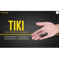 ΦΑΚΟΣ LED NITECORE TIKI LE, Black, 300 lumens