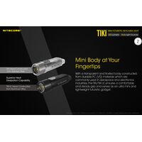 ΦΑΚΟΣ LED NITECORE TIKI LE, Black, 300 lumens