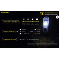 ΦΑΚΟΣ LED NITECORE TIKI LE, Black, 300 lumens