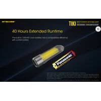 ΦΑΚΟΣ LED NITECORE TIKI LE, Black, 300 lumens