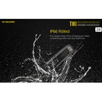 ΦΑΚΟΣ LED NITECORE TIKI LE, Black, 300 lumens