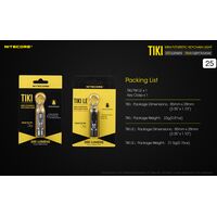 ΦΑΚΟΣ LED NITECORE TIKI LE, Black, 300 lumens