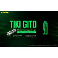 ΦΑΚΟΣ LED NITECORE TIKI GITD, Glow-In-The-Dark,  300 lumens