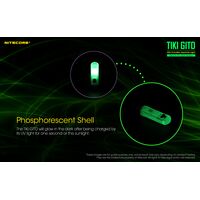ΦΑΚΟΣ LED NITECORE TIKI GITD, Glow-In-The-Dark,  300 lumens