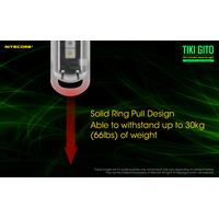 ΦΑΚΟΣ LED NITECORE TIKI GITD, Glow-In-The-Dark,  300 lumens