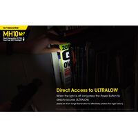 ΦΑΚΟΣ LED NITECORE MULTI TASK HYBRID MH10V2