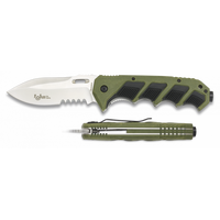 ΣΟΥΓΙΑΣ Albainox FOS pocket knife. Blade 9.4 cm, Green, 18006-A