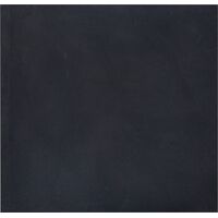 Λαστιχένιο πάτωμα, πλακάκι, λείο, 100x50cm, πάχους 15mm, μαύρο