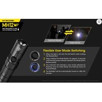 Φακός Led Nitecore Multi Task Hybrid MH12V2