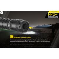 Φακός Led Nitecore Multi Task Hybrid MH12V2