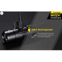 Φακός Led Nitecore Multi Task Hybrid MH12V2