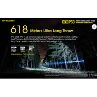 Φακός Led Nitecore Precise P30 + 2150R USB-C