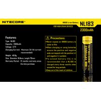 Μπαταρία Nitecore 18650 NL1823 2300mAh