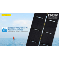 ΗΛΙΑΚΟ PANEL NITECORE FSP100W, Φορητό, 100W, Αδιάβροχο