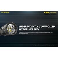 ΦΑΚΟΣ LED NITECORE PRECISE P20ix, Tactical, Strobe Ready