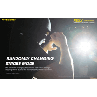 ΦΑΚΟΣ LED NITECORE PRECISE P20ix, Tactical, Strobe Ready