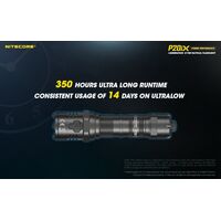 ΦΑΚΟΣ LED NITECORE PRECISE P20ix, Tactical, Strobe Ready