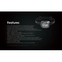 ΦΑΚΟΣ LED NITECORE HEADLAMP NU21, Black