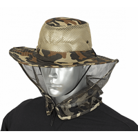 ΚΑΠΕΛΟ BOONIE, Brown Camo, Mosquito Net