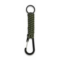 ΜΠΡΕΛΟΚ Albainox Snap hook with paracord and ring. Green, 33947-VE
