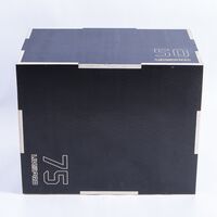 3 σε 1 Πλειομετρικό Κουτί Ξύλινο (Plyo Box) (Anti-Slip)
